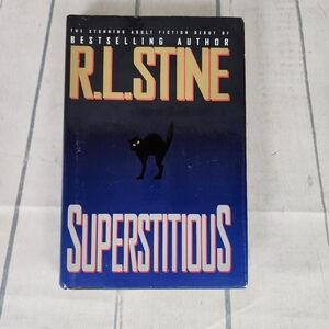 Vintage 1995 R.L. Stine  Hardcover Superstitious First Edition